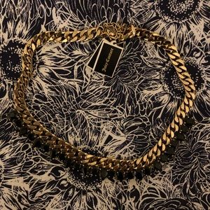 Juicy Couture Rhinestone Chain Necklace